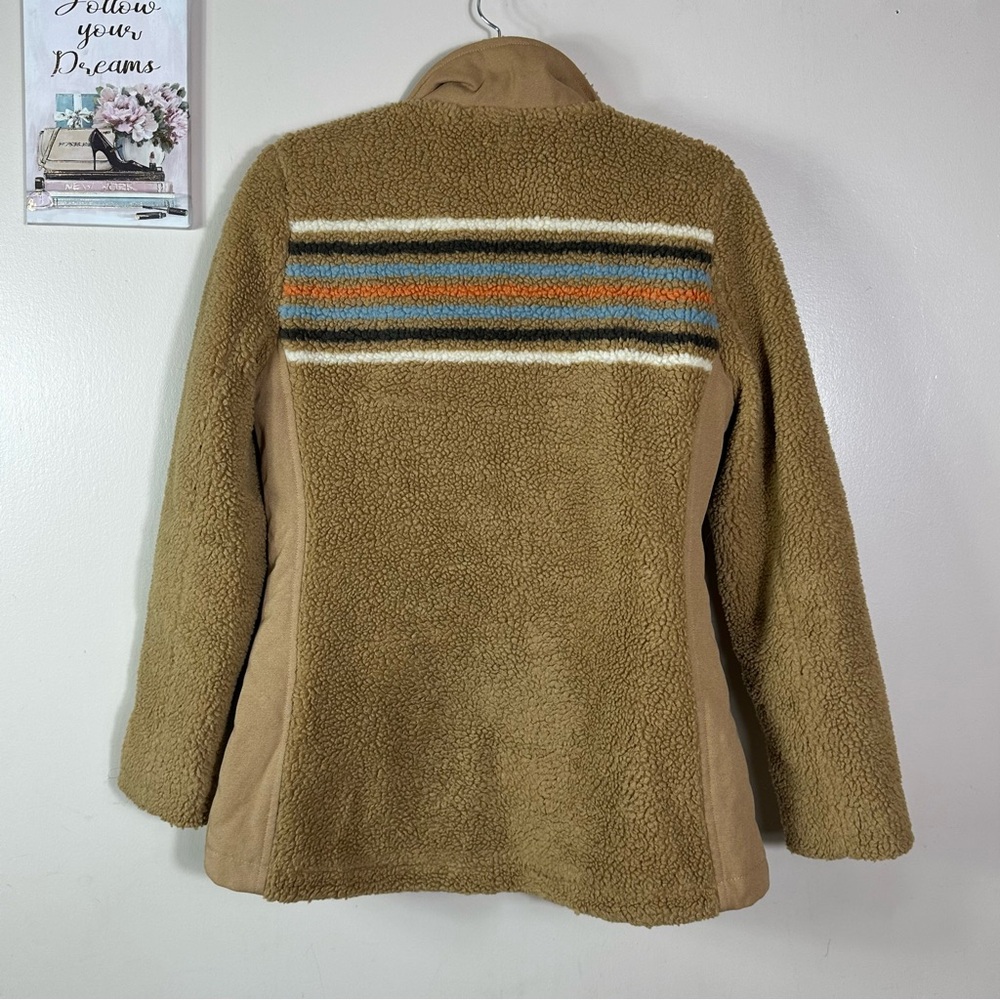 PENDLETON Brooke Chimayo Sherpa
Jacket Tan Brown Teddy Fuzzy - Picture 5 of 13